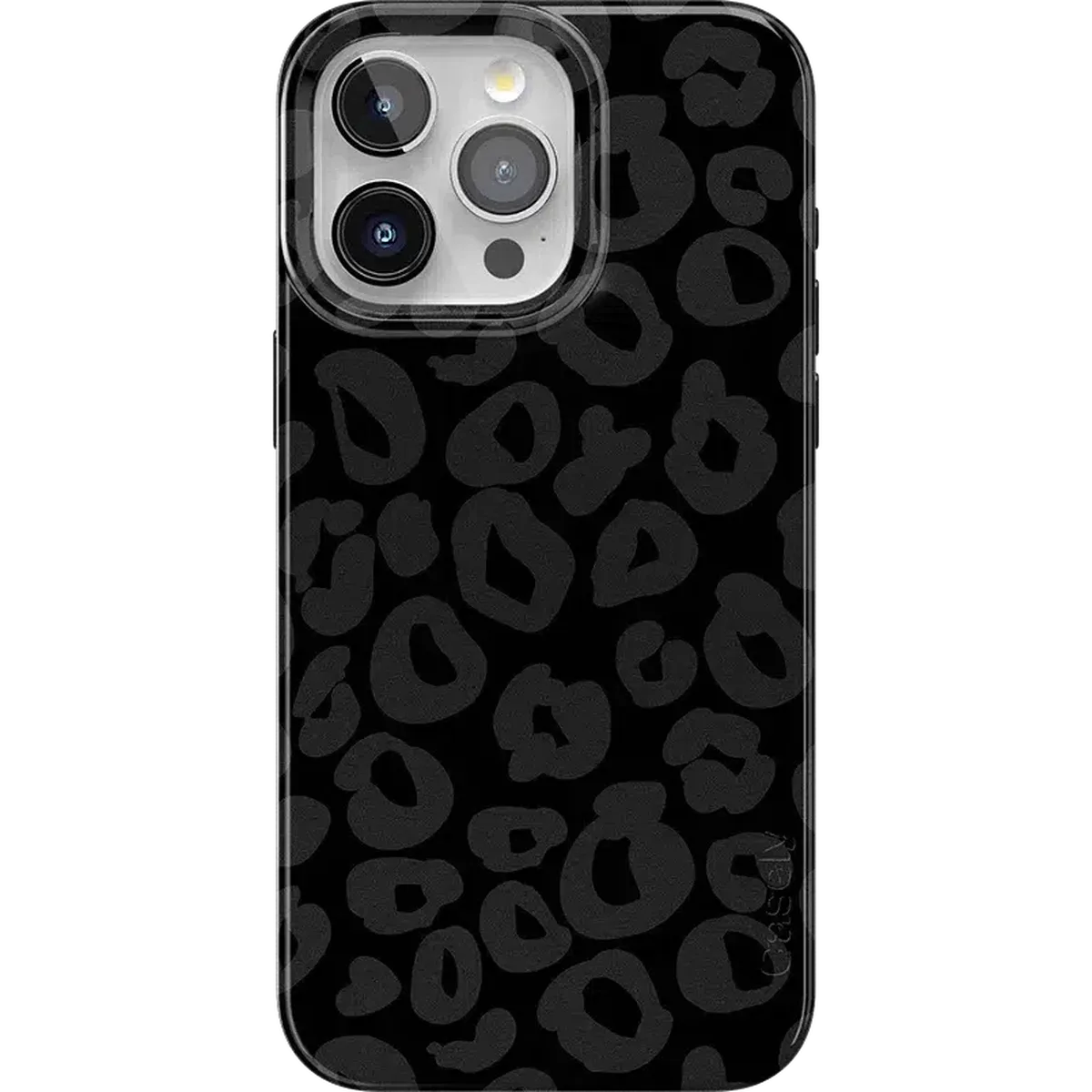 Into the Wild | Black Leopard Case iPhone Case get.casely Classic + MagSafe® iPhone 15 Pro Max