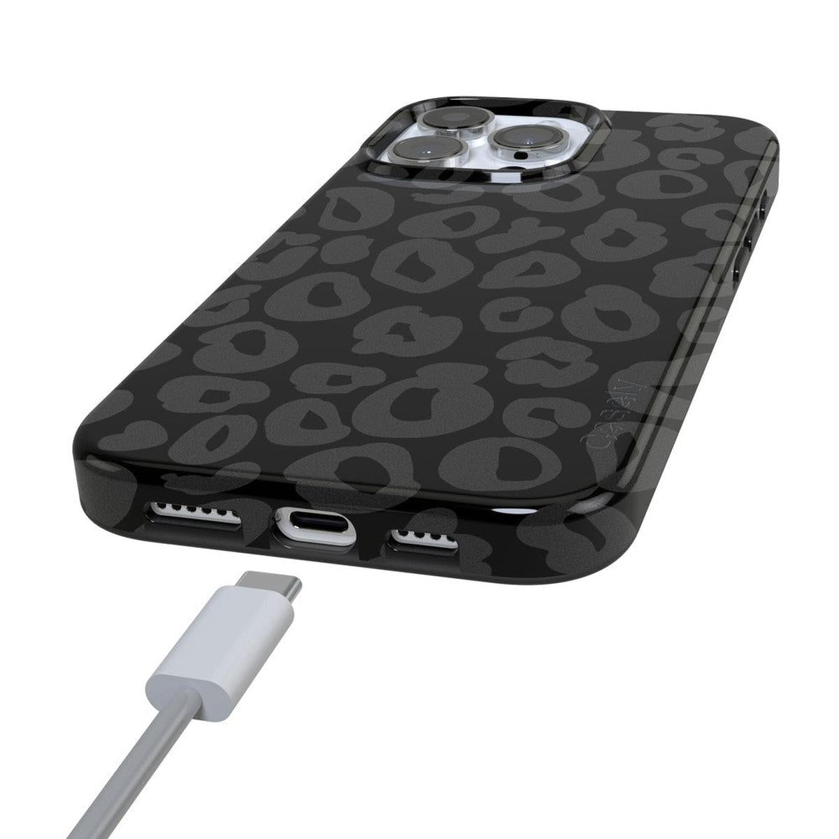 Into the Wild | Black Leopard Case iPhone Case get.casely