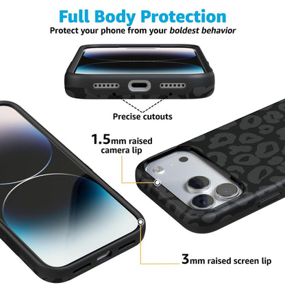 Into the Wild | Black Leopard Case iPhone Case get.casely