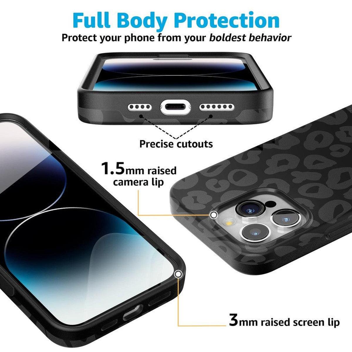 Into the Wild | Black Leopard Case iPhone Case get.casely