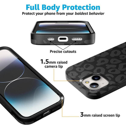 Into the Wild | Black Leopard Case iPhone Case get.casely
