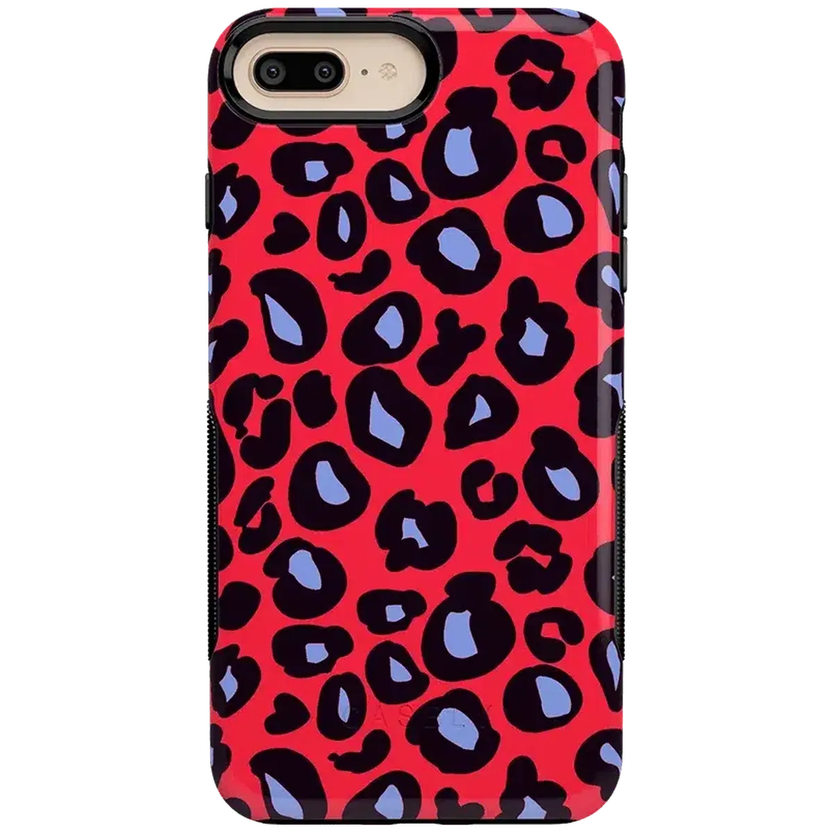 Into the Wild | Red & Blue Leopard Print Case iPhone Case get.casely Bold iPhone 6/7/8 Plus