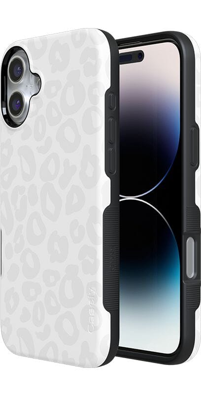 Into the Wild | White Snow Leopard Case iPhone Case get.casely