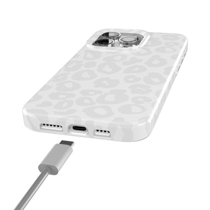Into the Wild | White Snow Leopard Case iPhone Case get.casely