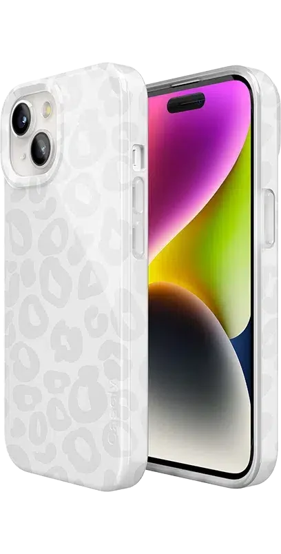Into the Wild | White Snow Leopard Case iPhone Case get.casely