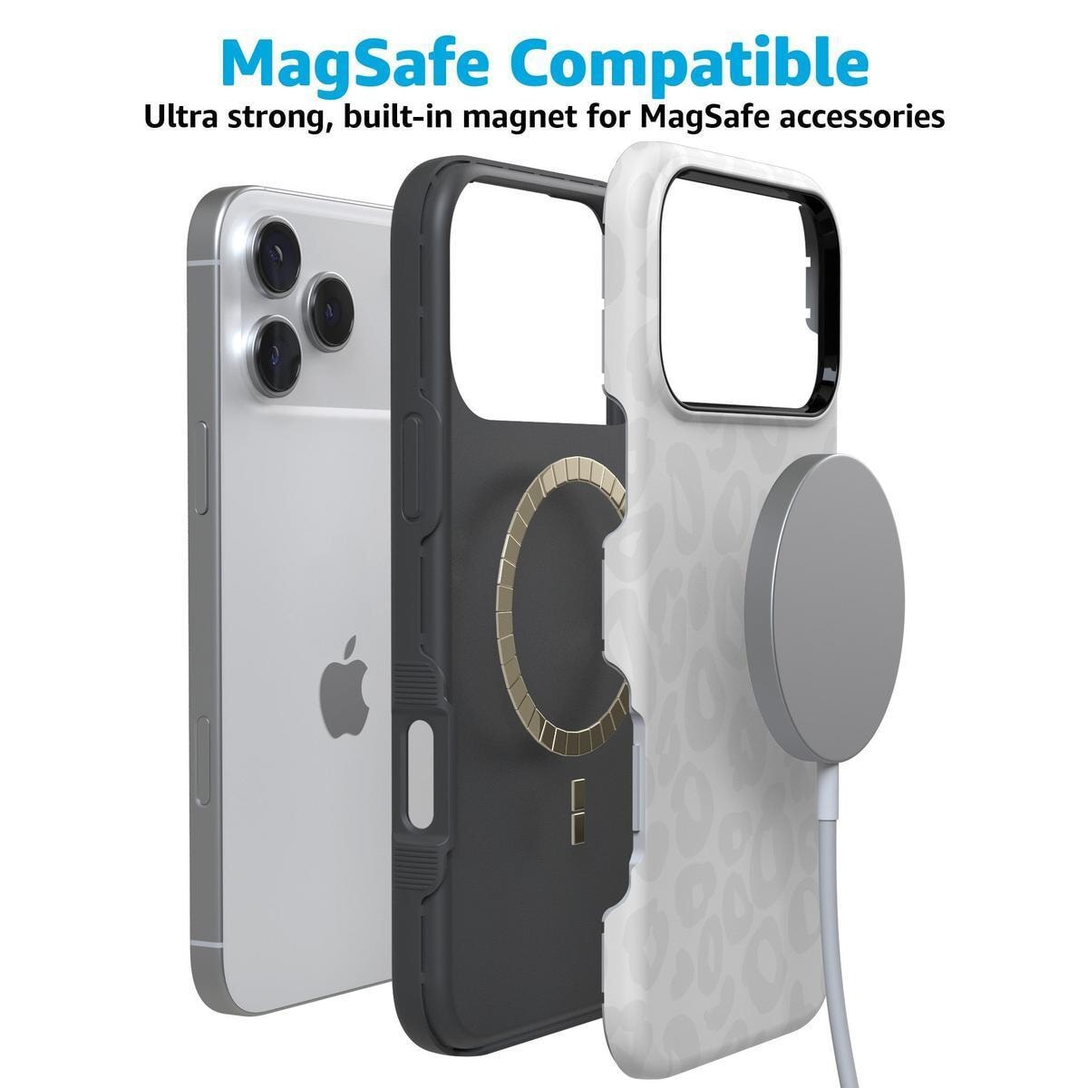 Into the Wild | White Snow Leopard Case iPhone Case get.casely