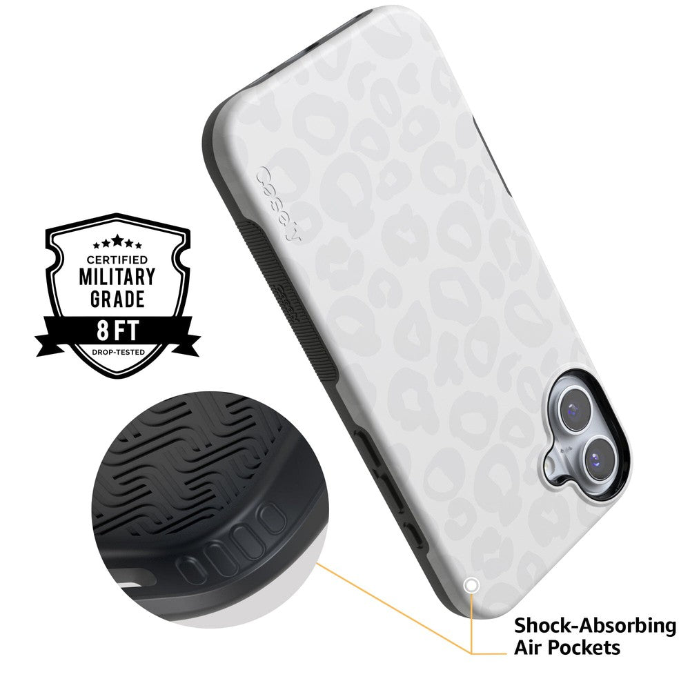 Into the Wild | White Snow Leopard Case iPhone Case get.casely