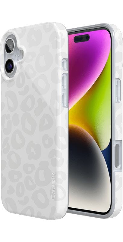 Into the Wild | White Snow Leopard Case iPhone Case get.casely