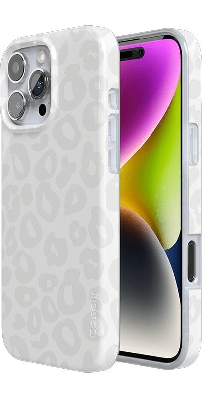 Into the Wild | White Snow Leopard Case iPhone Case get.casely
