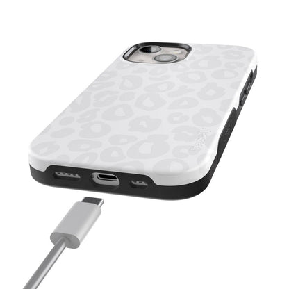 Into the Wild | White Snow Leopard Case iPhone Case get.casely