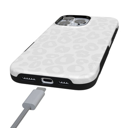 Into the Wild | White Snow Leopard Case iPhone Case get.casely