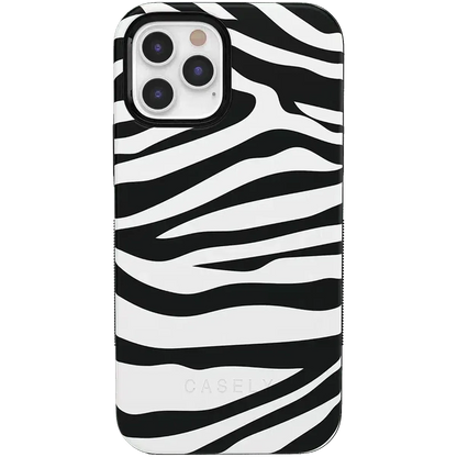 Into the Wild | Zebra Print Case iPhone Case get.casely Bold iPhone 12 Pro
