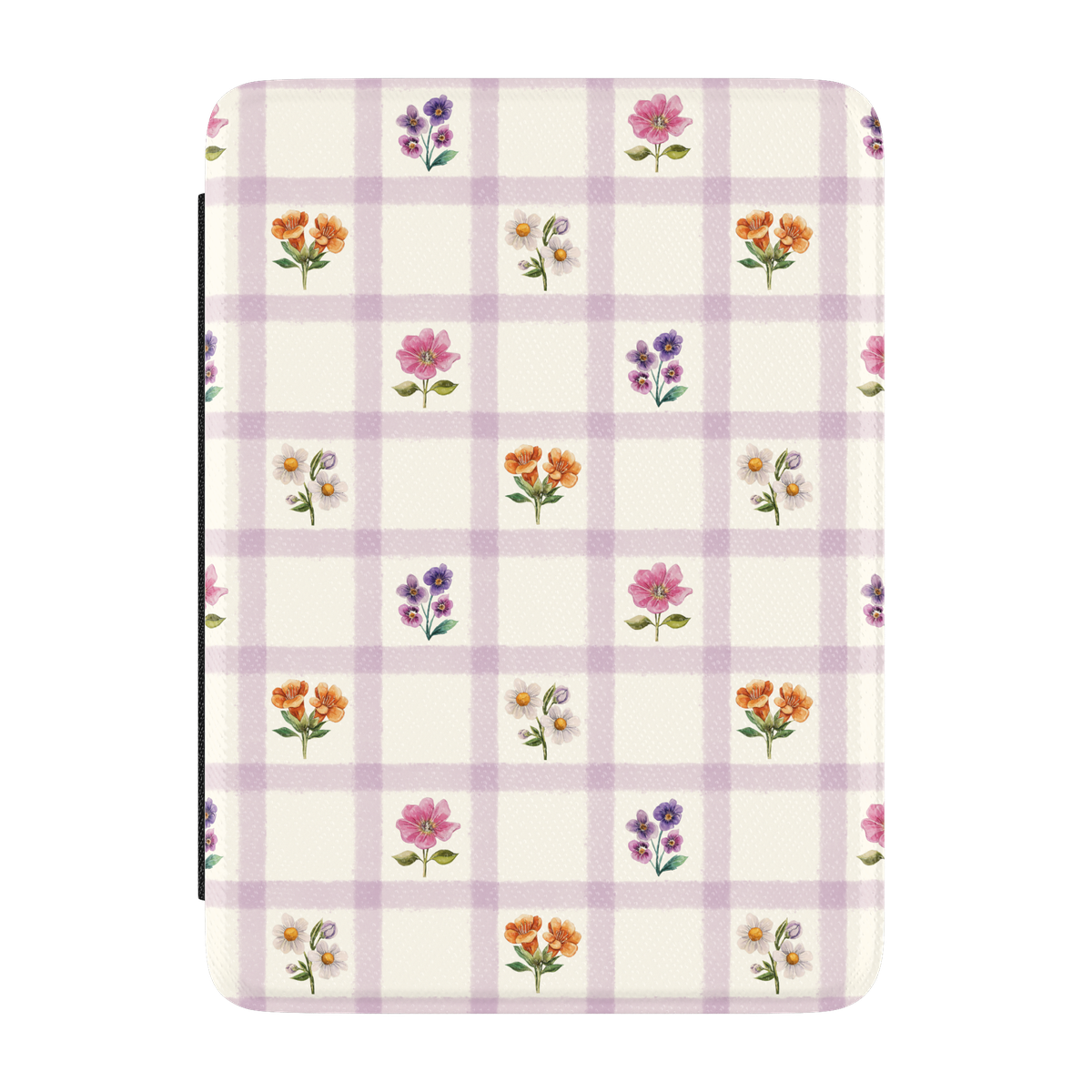Meadow Check | Floral Gingham Kindle Case