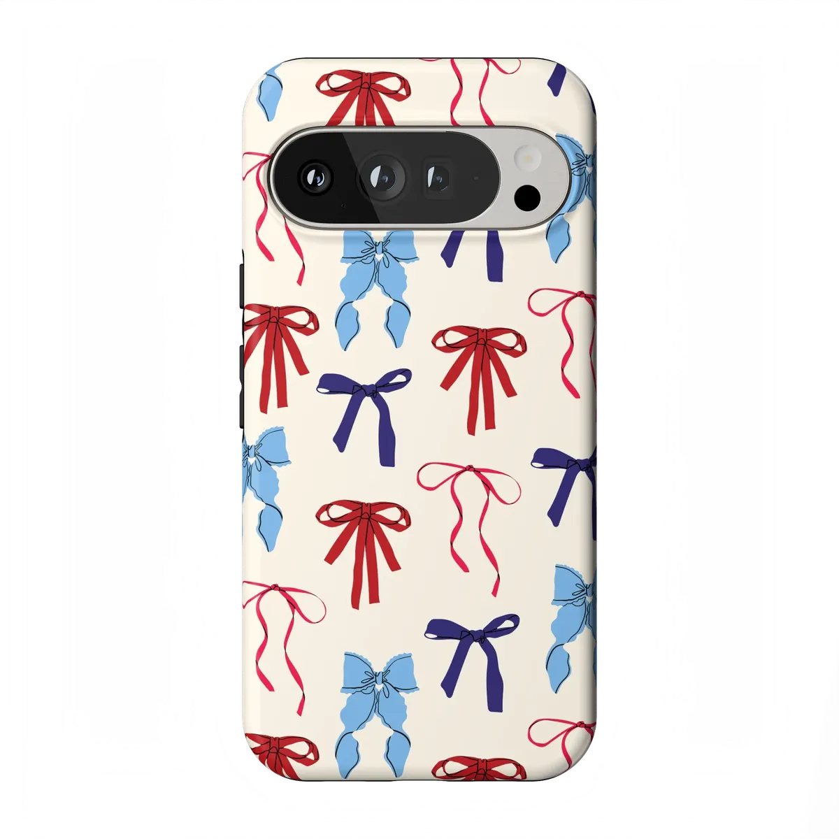 American Girlie | Red White & Blue Bows Case - Google Pixel 10 Pro XL