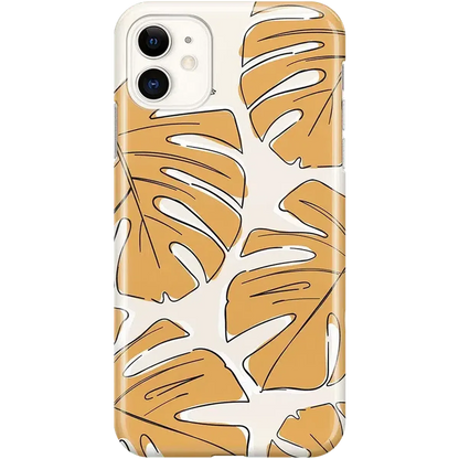 Island Time | Tropical Leaves Floral Case iPhone Case get.casely Classic iPhone 11