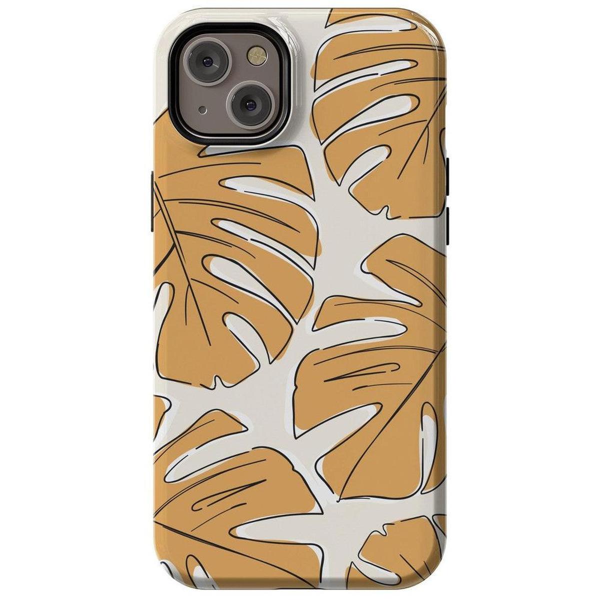 Island Time | Tropical Leaves Floral Case iPhone Case get.casely Essential + MagSafe® iPhone 15 Plus