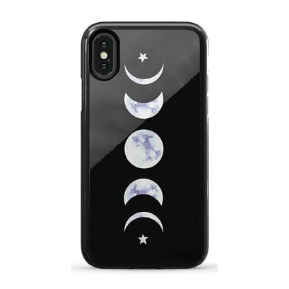 It's Just a Phase | Marble Moon Case iPhone Case get.casely Essential iPhone X / XS