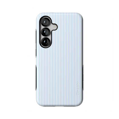 Stripes and the City | Light Blue Pinstripe Case - Galaxy S25