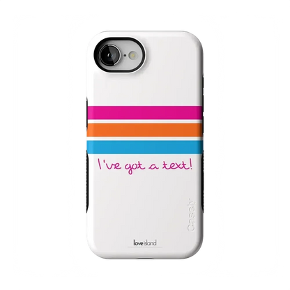 I've Got a Text! | Love Island Case Phone Case get.casely Bold Flex + MagSafe® iPhone 17e