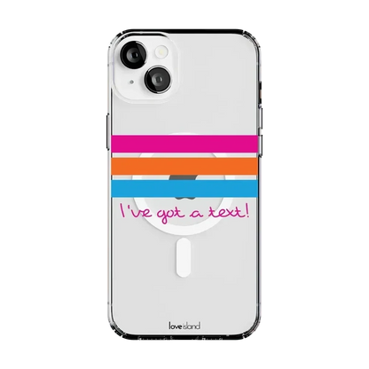 I've Got a Text! | Love Island Case Phone Case get.casely Classic + MagSafe® iPhone 15 Plus
