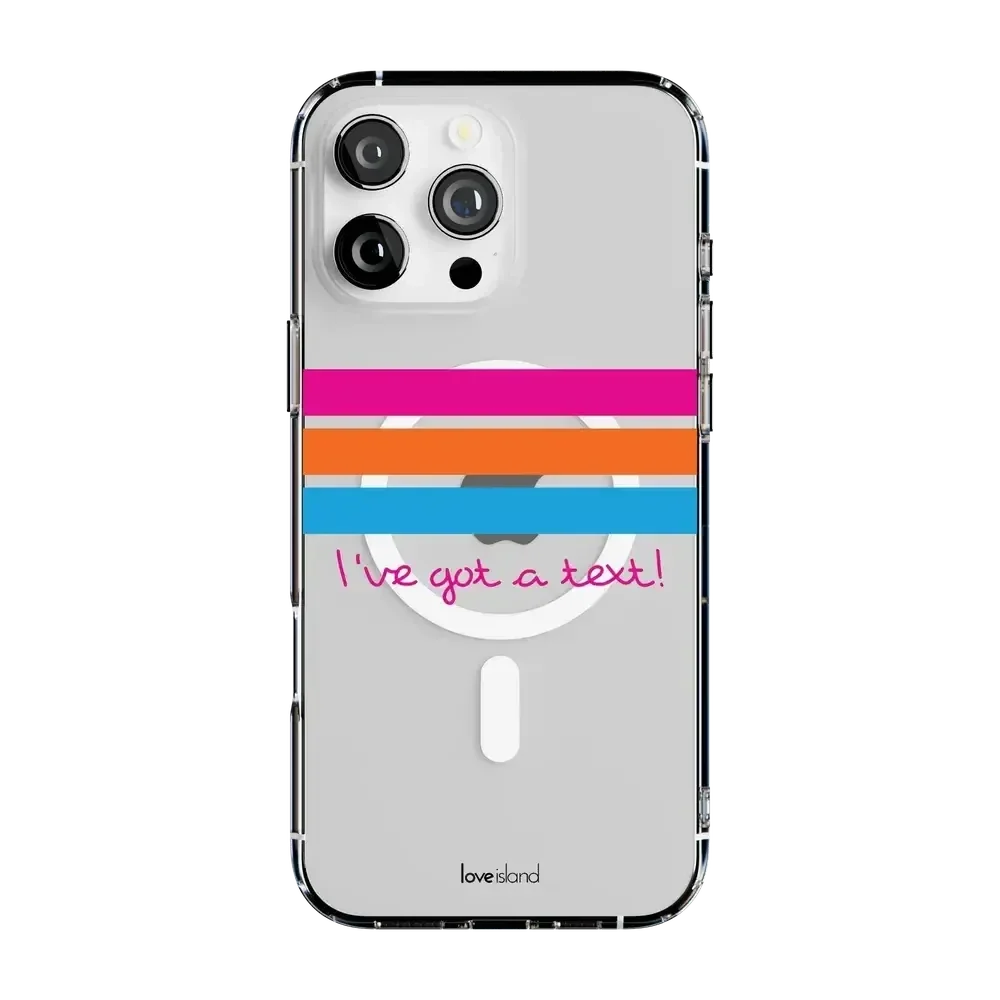 I've Got a Text! | Love Island Case Phone Case get.casely Classic + MagSafe® iPhone 16 Pro Max