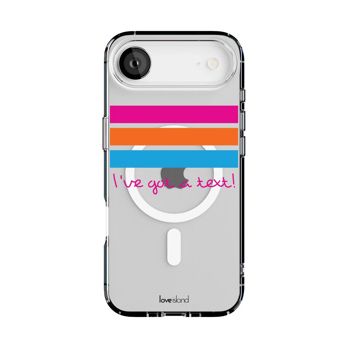 I've Got a Text! | Love Island Case Phone Case get.casely Clear + MagSafe® iPhone 17 Air