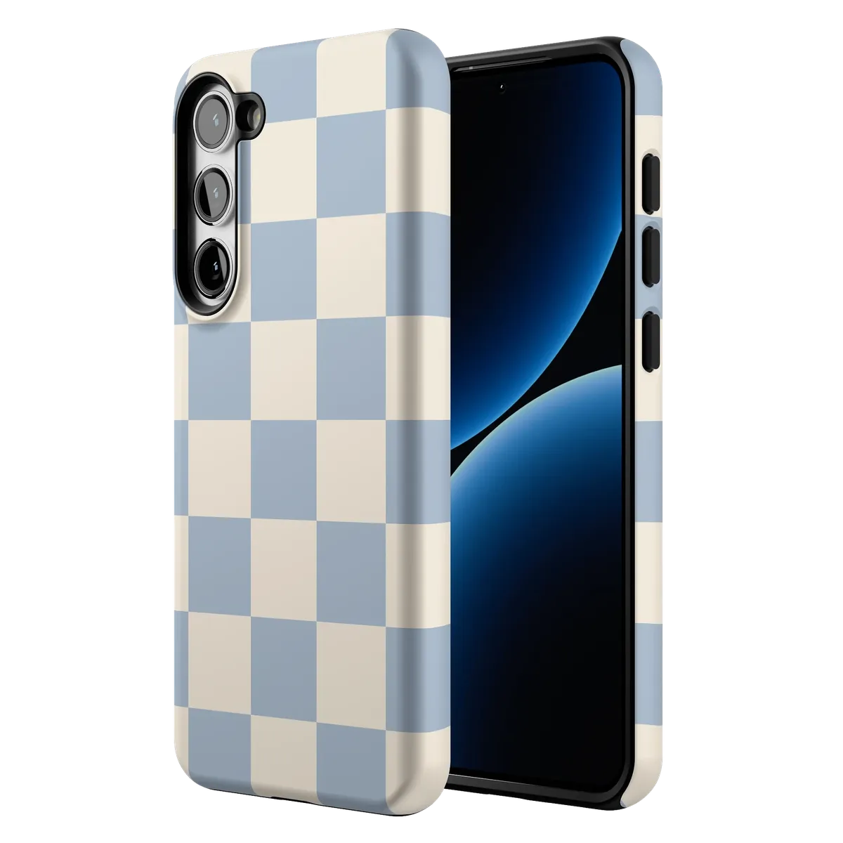 Fit Check | Light Blue Checkerboard Case