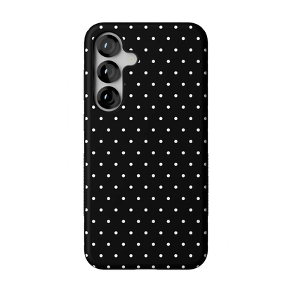 On the Dot | White Polka Dot Case