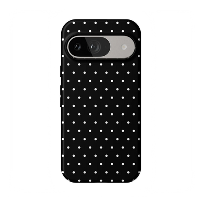 On the Dot | White Polka Dot Case
