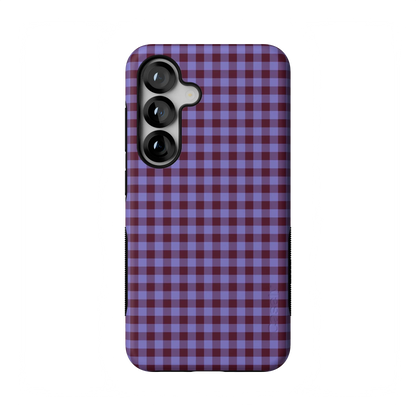 Sweet Jam | Purple Gingham Case - Galaxy S25