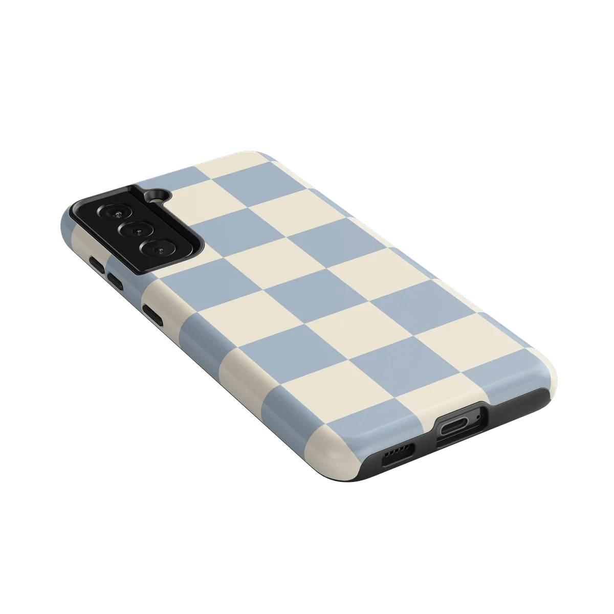 Fit Check | Light Blue Checkerboard Case