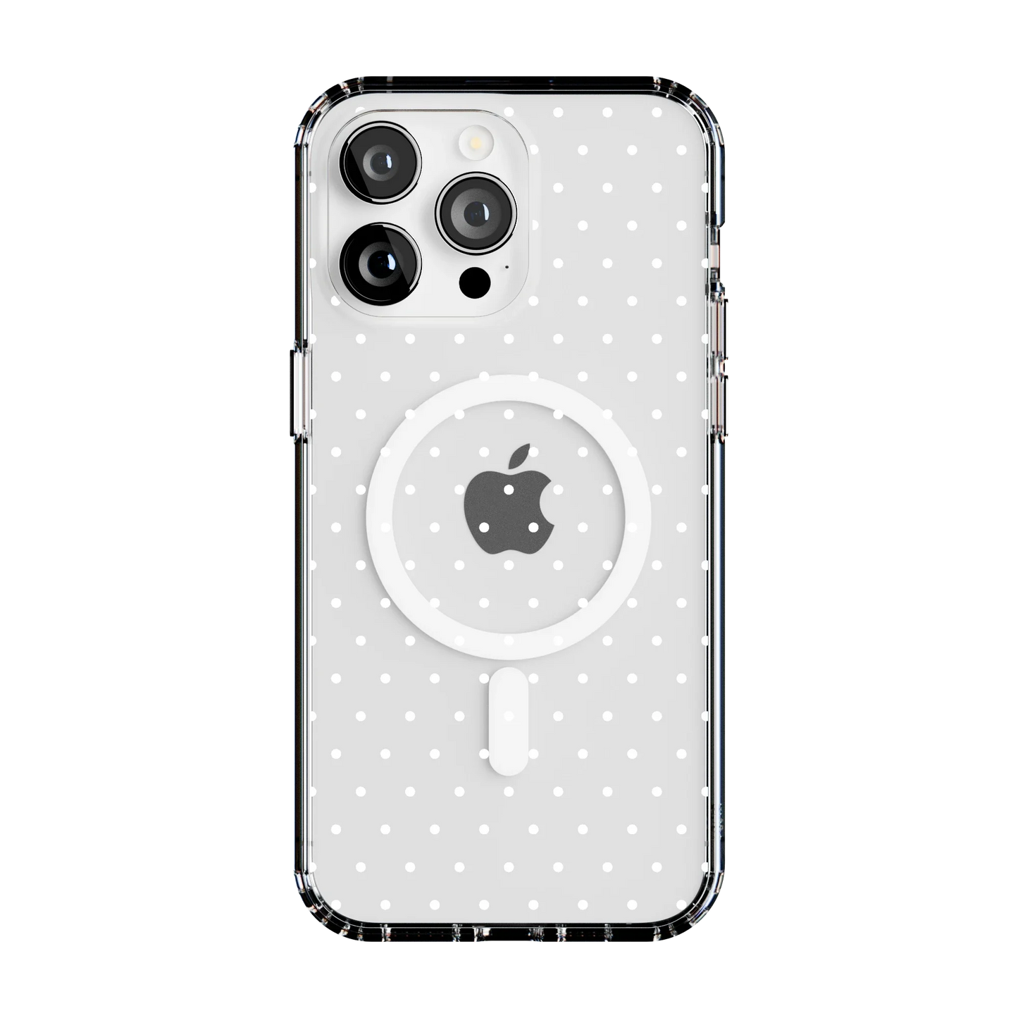 On the Dot | White Polka Dot Case