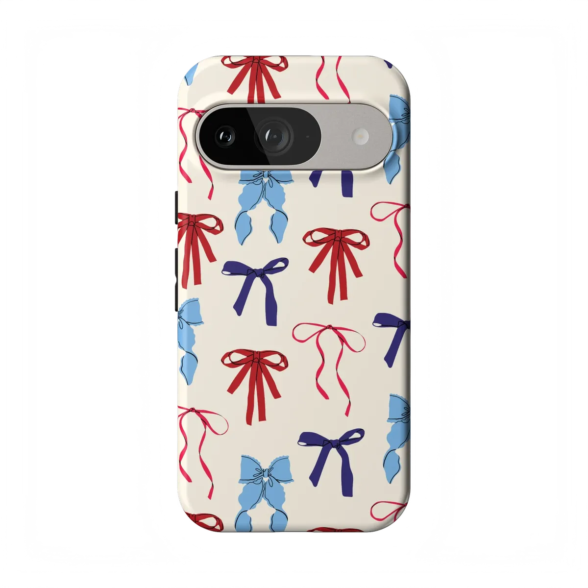 American Girlie | Red White & Blue Bows Case - Google Pixel 9