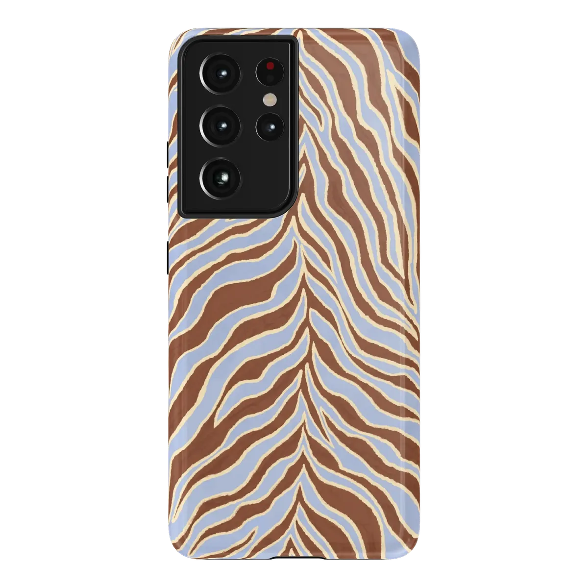 Untamed | Brown & Blue Zebra Case - Galaxy S21 Ultra