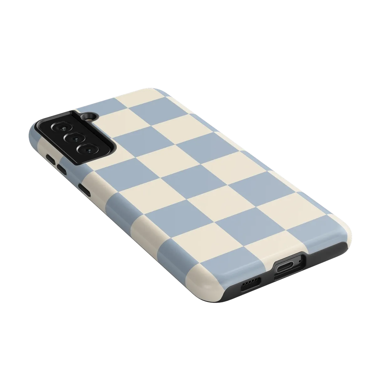 Fit Check | Light Blue Checkerboard Case