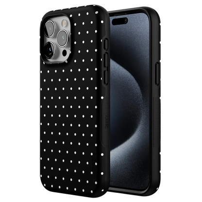 On the Dot | White Polka Dot Case