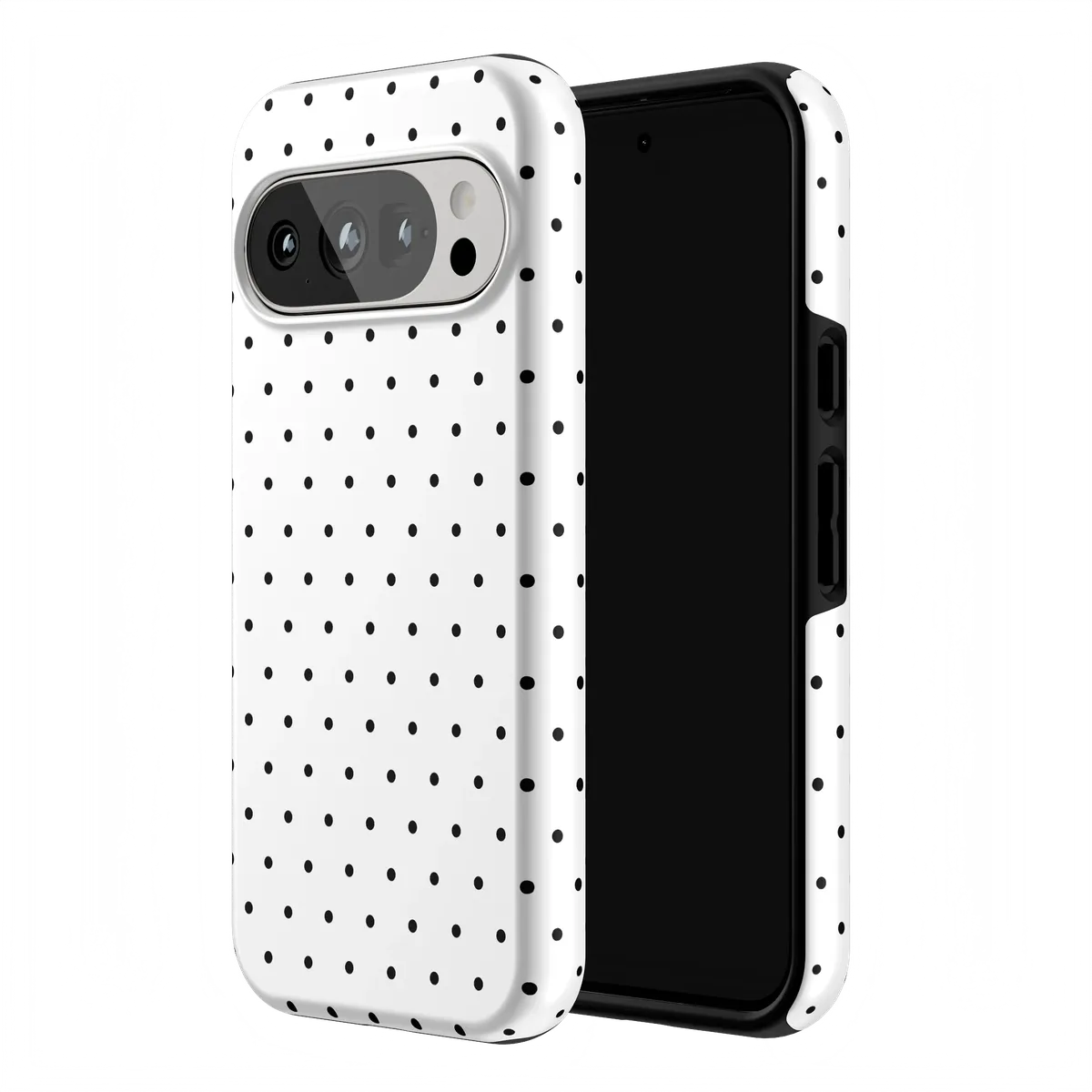 On the Dot | Black Polka Dot Case