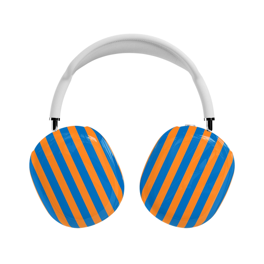 Go New York | Blue & Orange Stripes AirPods Max Case - AirPods Max