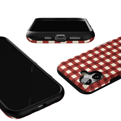 Checked Twice | Red Plaid Case