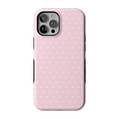 On the Dot | Pink & White Polka Dot Case - iPhone 12 Pro