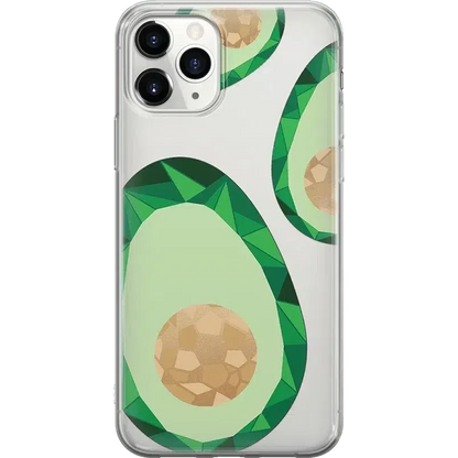 Just Ripe | Avocado Gold Clear Case iPhone Case get.casely Classic iPhone 11 Pro Max