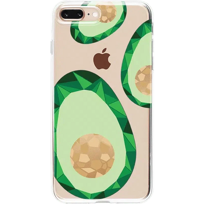 Just Ripe | Avocado Gold Clear Case iPhone Case get.casely Classic iPhone 6/7/8 Plus