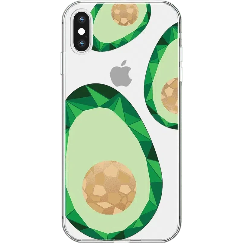 Just Ripe | Avocado Gold Clear Case iPhone Case get.casely Classic iPhone X / XS