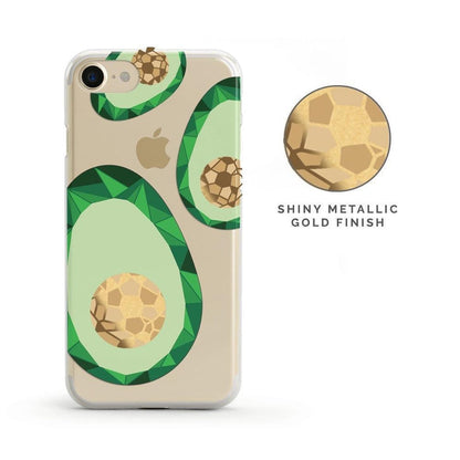Just Ripe | Avocado Gold Clear Case iPhone Case get.casely