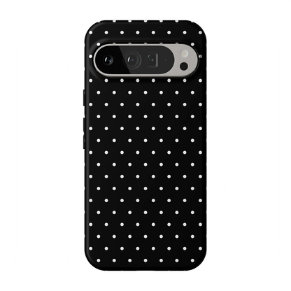 On the Dot | White Polka Dot Case