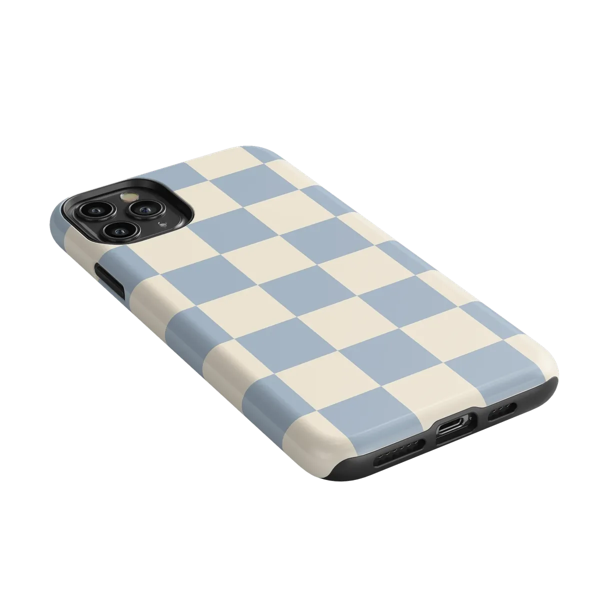 Fit Check | Light Blue Checkerboard Case