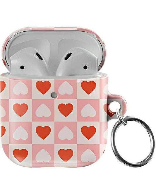 King of My Heart | Checkered Hearts AirPods Case AirPods Case Casetry AirPods Case