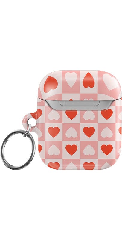 King of My Heart | Checkered Hearts AirPods Case AirPods Case Casetry