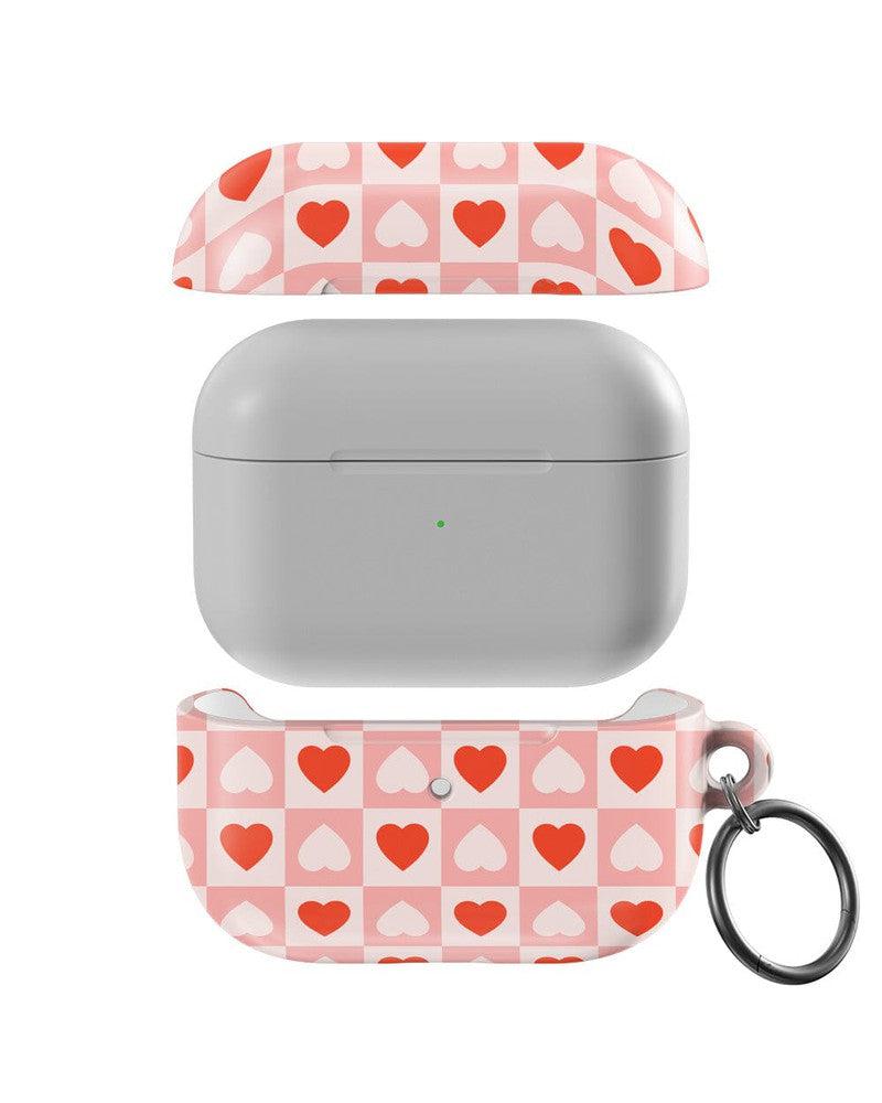 King of My Heart | Checkered Hearts AirPods Case AirPods Case Casetry