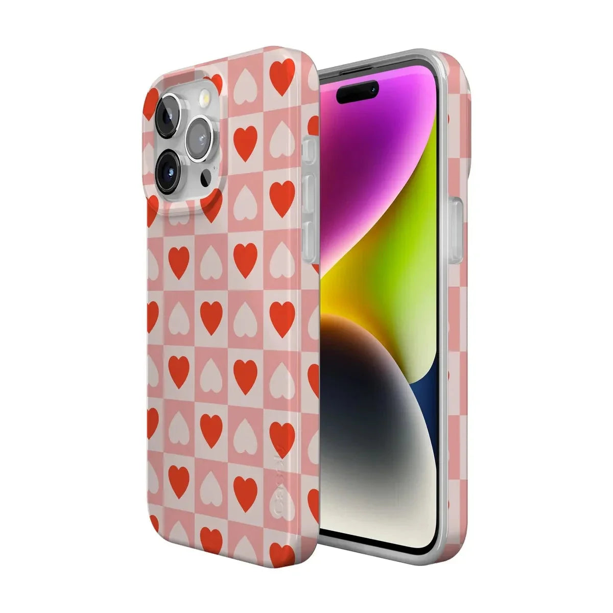 King of My Heart | Checkered Hearts Case Phone Case Casetry